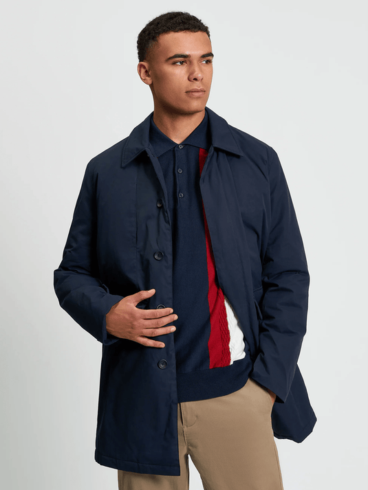 Ben Sherman Mens Waxed Car Coat