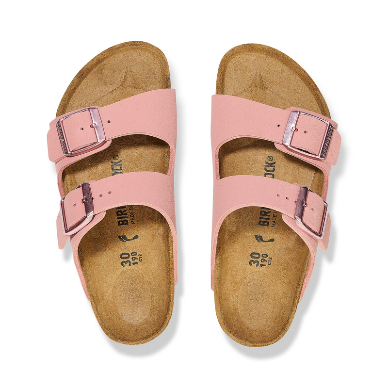 Load image into Gallery viewer, Birkenstock Kids Arizona Pink Clay BirkiBuc
