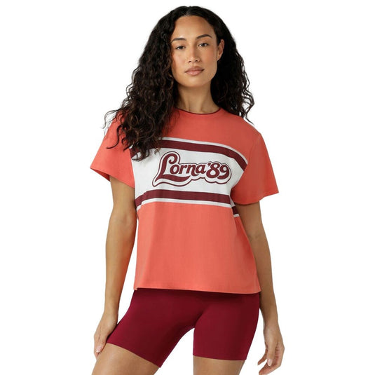Lorna Jane Womens Line Up T-Shirt - Burnt Sienna