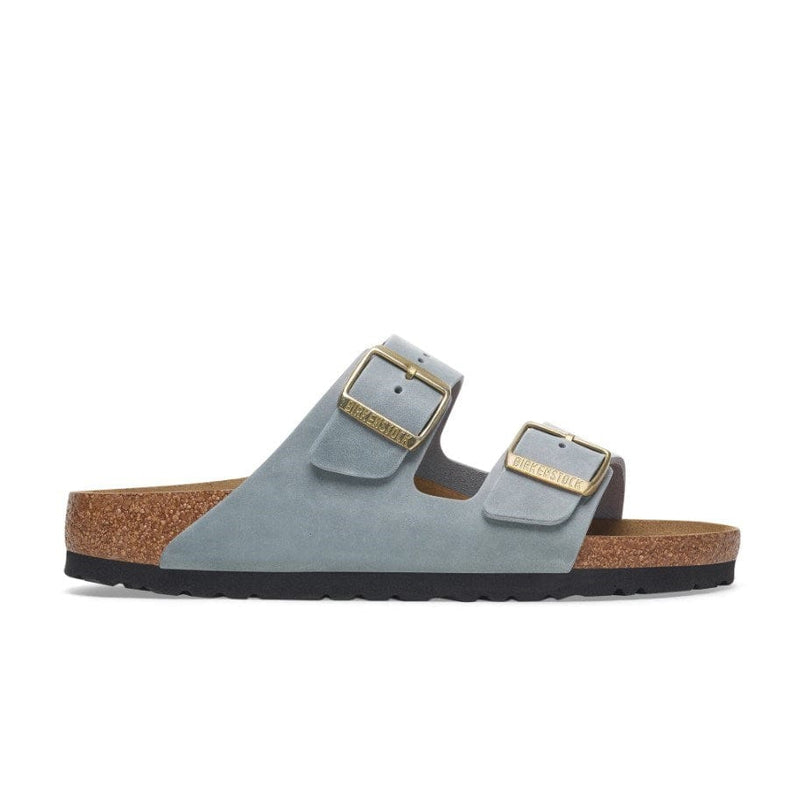 Load image into Gallery viewer, Birkenstock Arizona Basalt Grey Oiled Leather - Narrow
