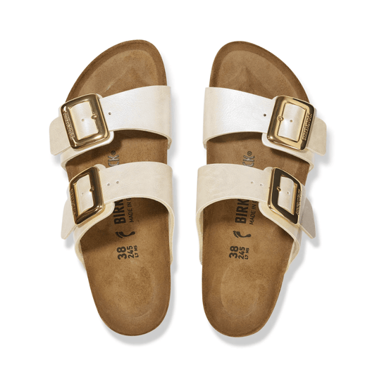 Birkenstock Sydney Cushion Buckle Graceful Pearl White Birko-Flor
