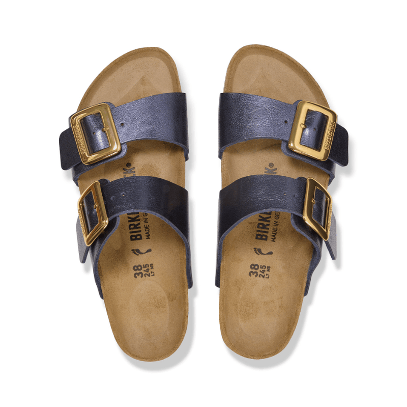 Load image into Gallery viewer, Birkenstock Sydney Cushion Buckle Graceful Midnight Birko-Flor
