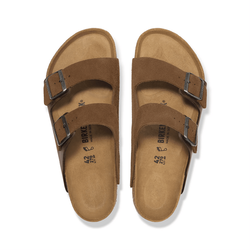 Load image into Gallery viewer, Birkenstock Arizona Dark Tea Oiled/Suede Leather
