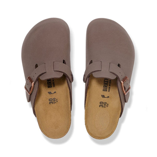 Birkenstock Boston Kids Mocca BirkiBuc - Small Sizes