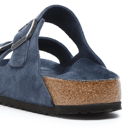 Load image into Gallery viewer, Birkenstock Arizona SFB Navy Tonal Footbed Suede Leather
