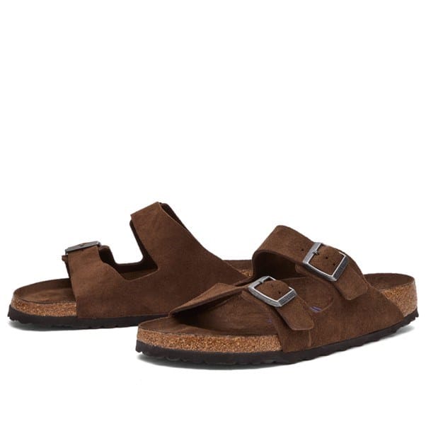 Load image into Gallery viewer, Birkenstock Arizona SFB Carafe Tonal Footbed Suede Leather
