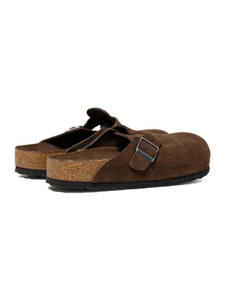 Birkenstock Boston SFB Carafe Tonal Footbed Suede Leather