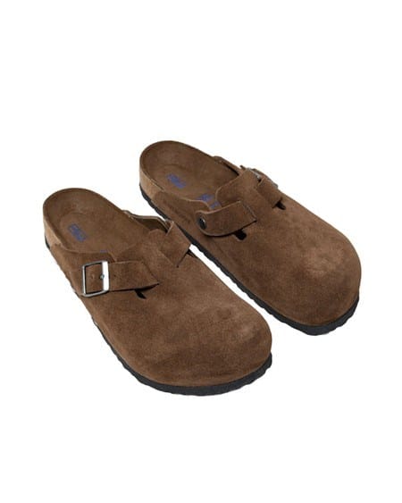 Birkenstock Boston SFB Carafe Tonal Footbed Suede Leather