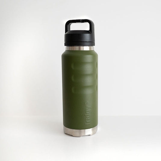 Fridgy 1080ml Grip Bottle Guzzler - Commando Green