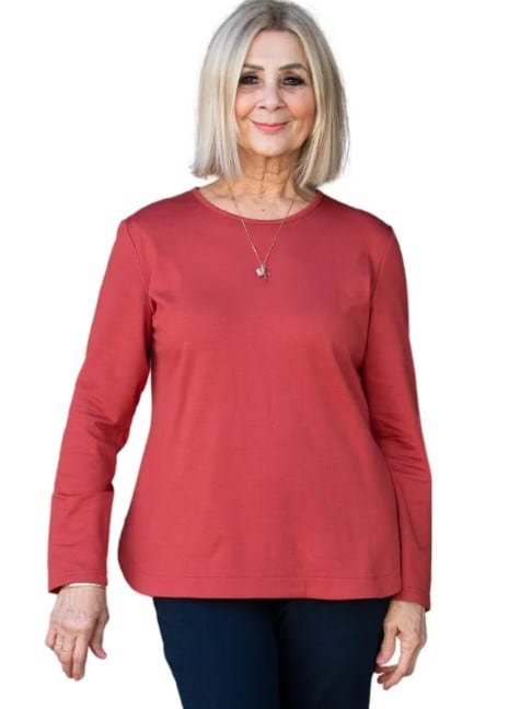 Load image into Gallery viewer, Equinox Womens Long Sleeve Round Neck Plain Top
