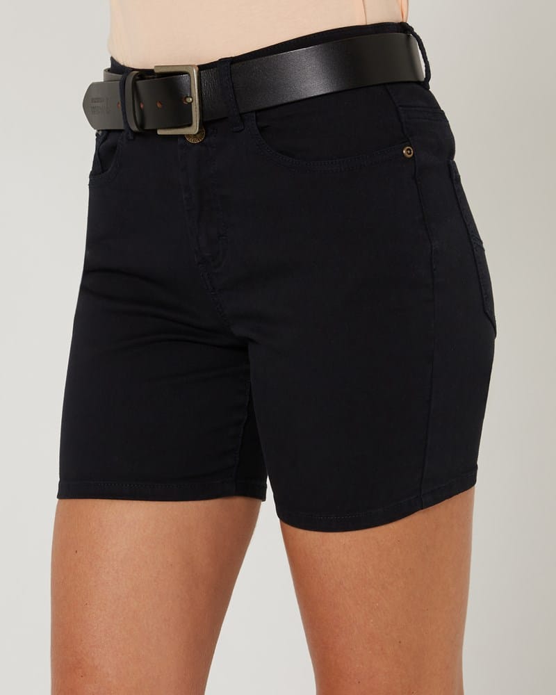 Load image into Gallery viewer, Pilbara Womens Mia Cotton Stretch Shorts - Ink Navy
