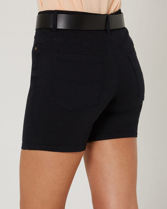 Pilbara Womens Mia Cotton Stretch Shorts - Ink Navy