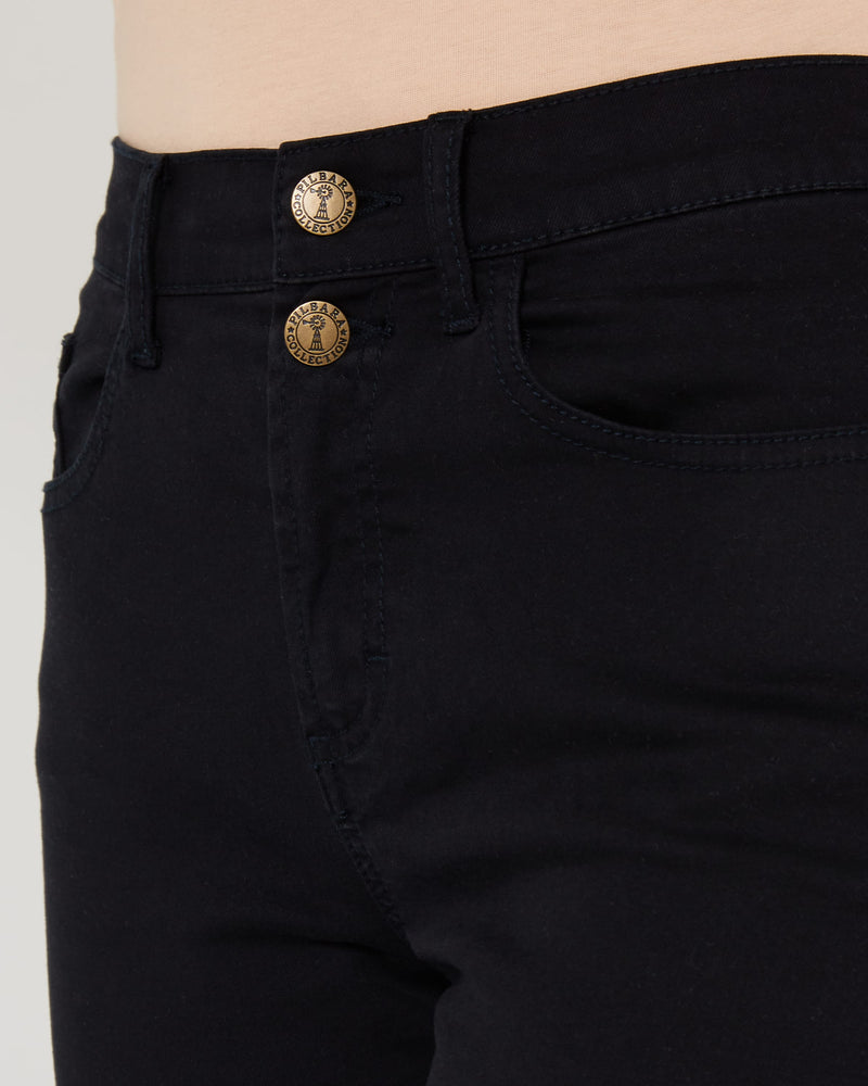Load image into Gallery viewer, Pilbara Womens Mia Cotton Stretch Shorts - Ink Navy
