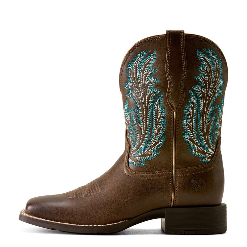 Load image into Gallery viewer, Ariat Womens Round Up Filly Western Boot - Dark Cacao
