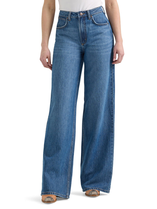 Wrangler Womens Retro Bailey Wide Leg Jeans