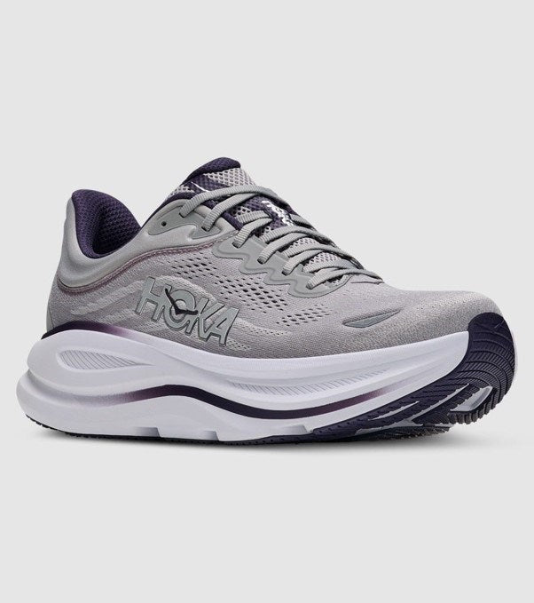Load image into Gallery viewer, Hoka Mens Bondi 9 Running Shoe - Stellar Grey/Squid Ink
