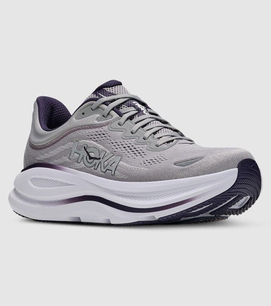 Hoka Mens Bondi 9 Running Shoe - Stellar Grey/Squid Ink