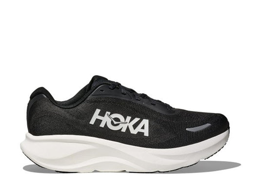 Hoka Mens Rincon 5 Wide Running Shoe - Black/White