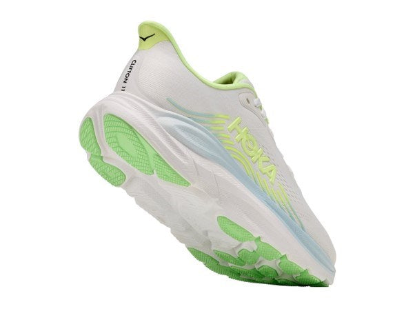 Load image into Gallery viewer, Hoka Womens Clifton 11 Running Shoe - Frost/Neon Yuzu
