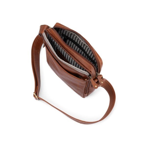 Load image into Gallery viewer, Franco Bonini Mens Leather Shoulder Bag
