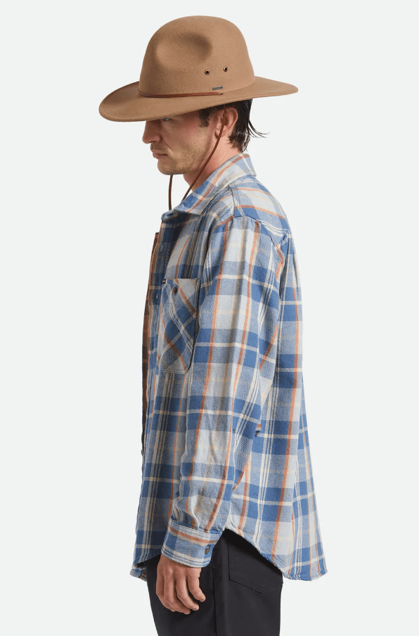 Load image into Gallery viewer, Brixton Cedar Packable Guard Fedora
