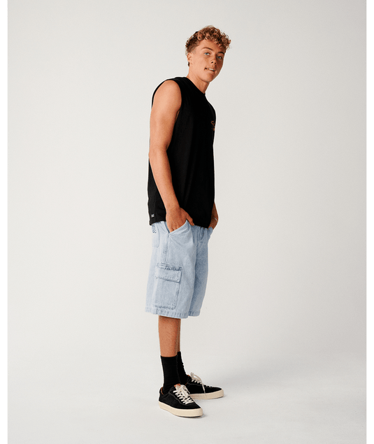Rip Curl Mens Search Series Vaporcool Muscle - Black