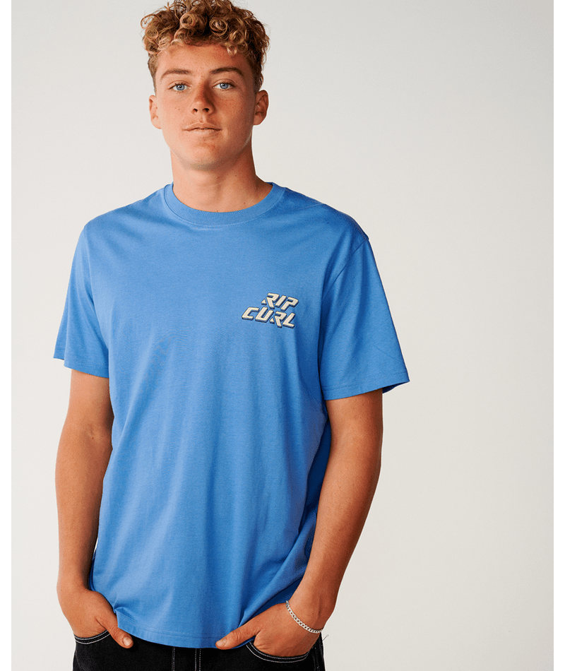 Load image into Gallery viewer, Rip Curl Mens Disorder Legacy Relaxed Tee - Riverside
