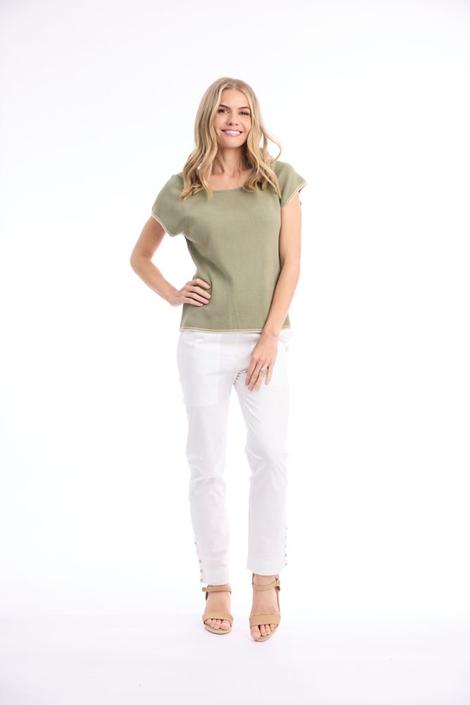 Load image into Gallery viewer, Orientique WomensKnit Top Squareneck
