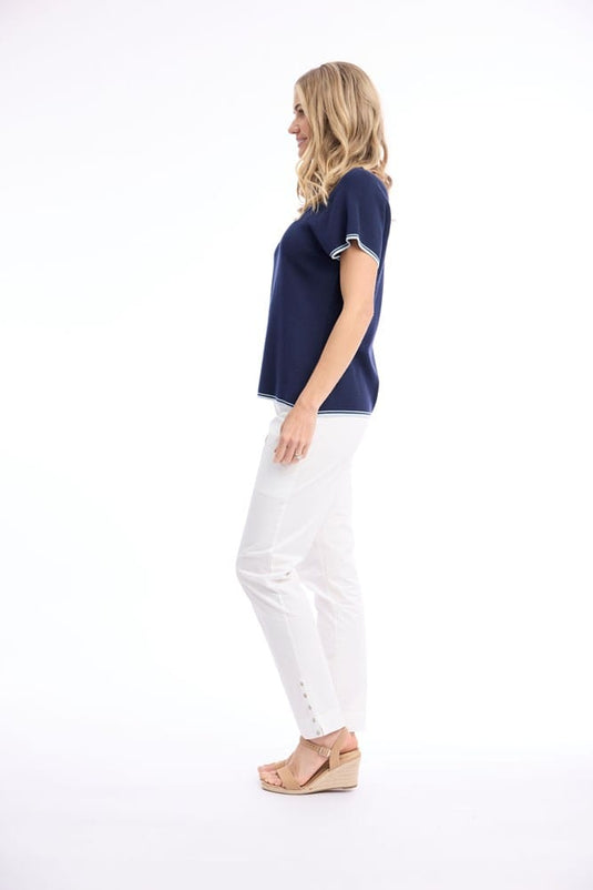 Orientique WomensKnit Top Squareneck