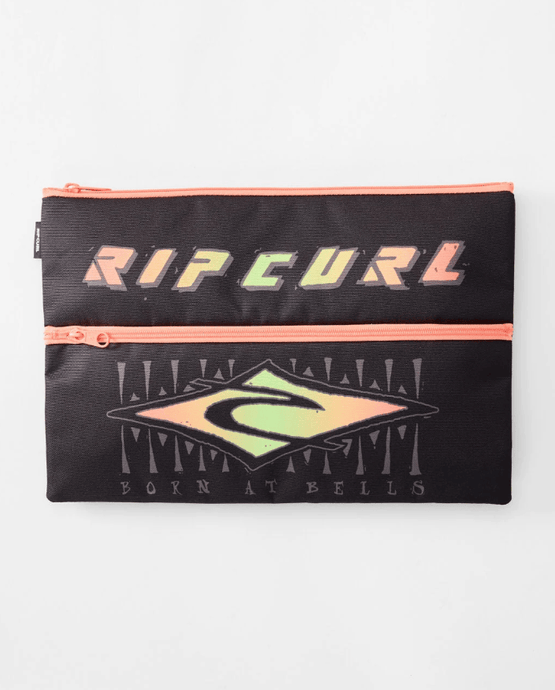Rip Curl X-Large Pencil Case - Black/Orange