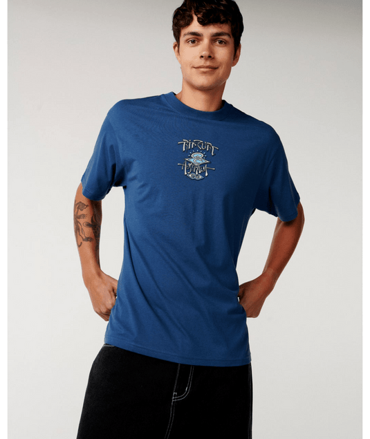 Rip Curl Mens Australia Arch Search Tee - Light Navy