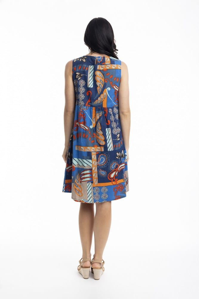 Load image into Gallery viewer, Orientique Womens Camps Bay Sleeveless Reversible Dress
