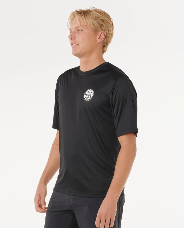 Load image into Gallery viewer, Rip Curl Mens Icons Of Surflite UPF50 Short Sleeve Rash Vest

