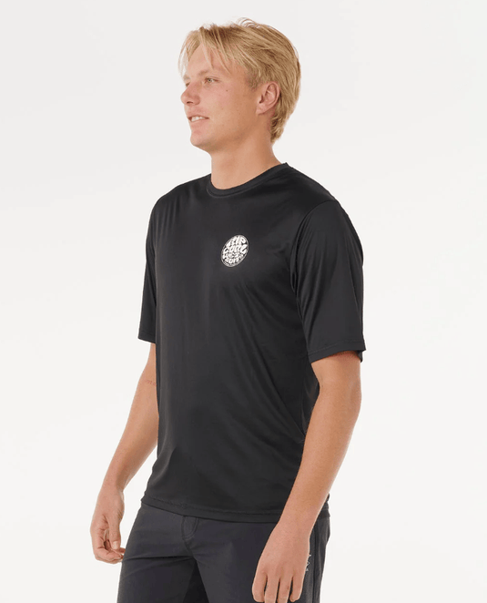 Rip Curl Mens Icons Of Surflite UPF50 Short Sleeve Rash Vest