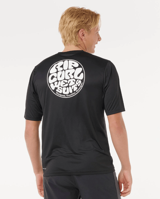 Rip Curl Mens Icons Of Surflite UPF50 Short Sleeve Rash Vest