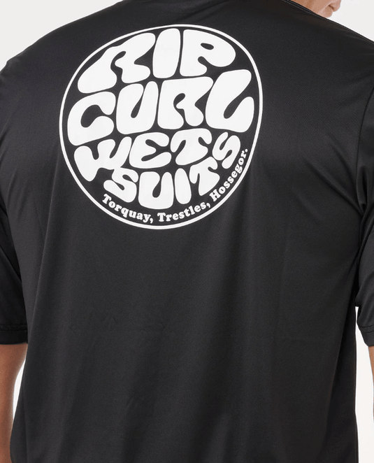 Rip Curl Mens Icons Of Surflite UPF50 Short Sleeve Rash Vest