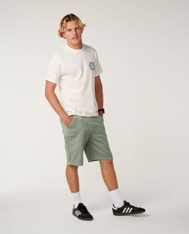 Load image into Gallery viewer, Rip Curl Mens Pacific Rinse Spiral Relaxed Tee - Bone
