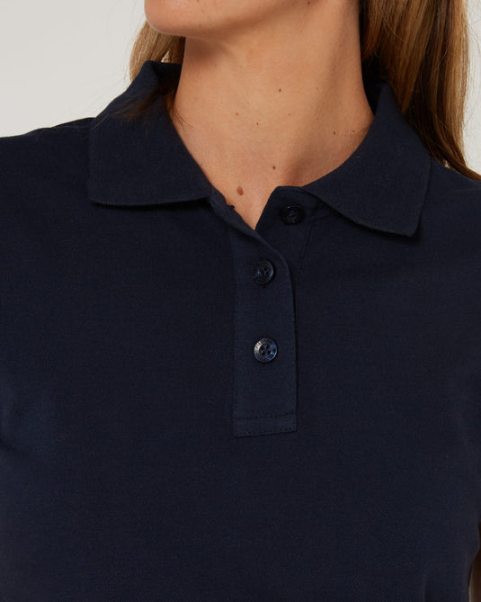 Pilbara Womens Classic Cotton Polo - French Navvy