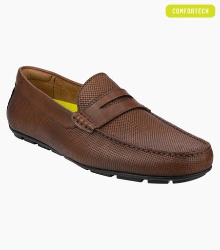 Load image into Gallery viewer, Florsheim Mens Motor Moc Toe Penny Driver - Cognac
