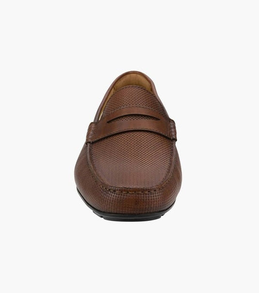 Florsheim Mens Motor Moc Toe Penny Driver - Cognac