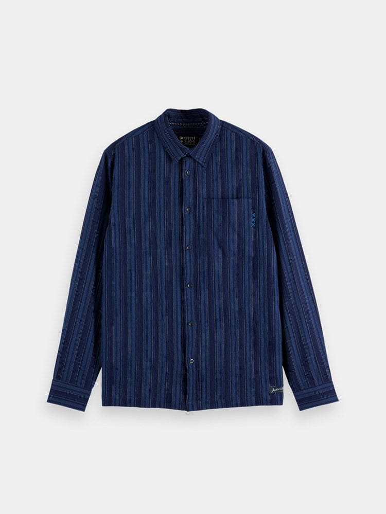 Load image into Gallery viewer, Scotch &amp; Soda Mens Textured Striped Shirt
