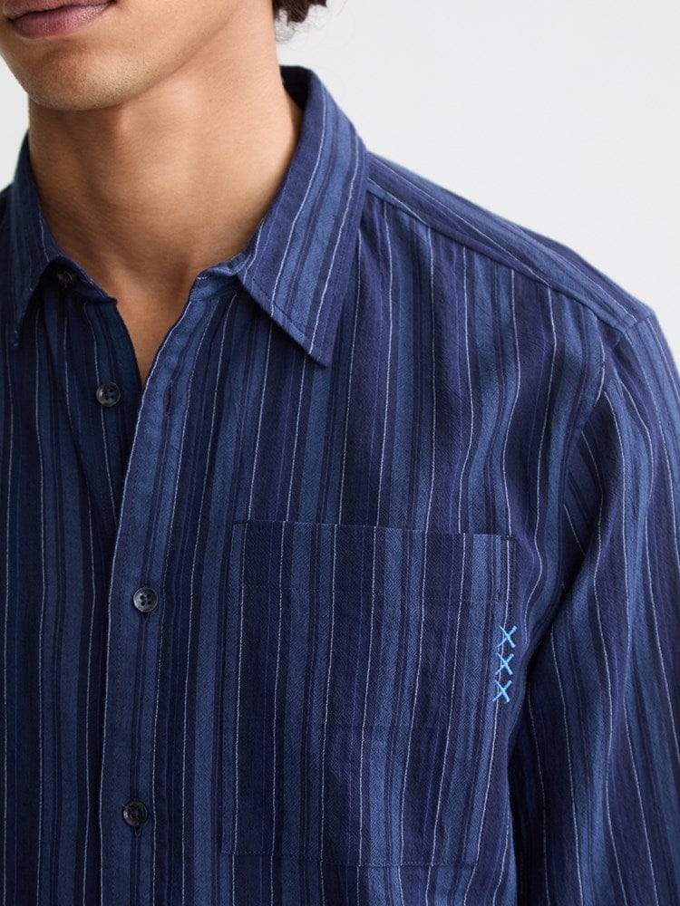 Load image into Gallery viewer, Scotch &amp; Soda Mens Textured Striped Shirt
