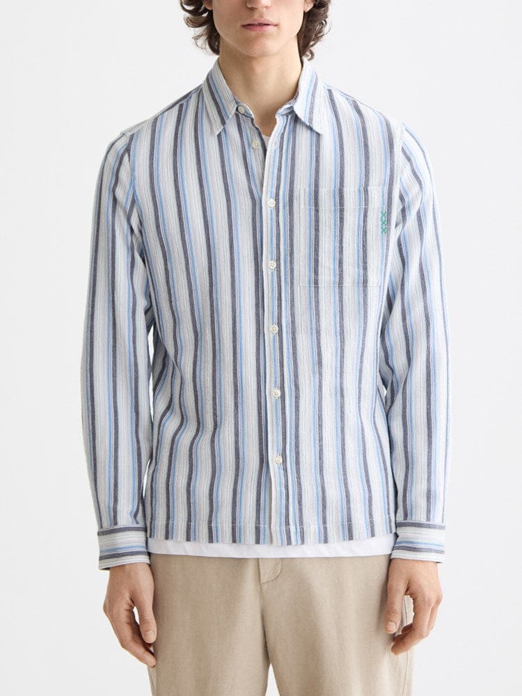 Load image into Gallery viewer, Scotch &amp; Soda Mens Textured Striped Shirt
