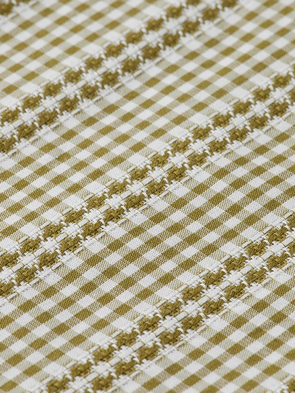 Load image into Gallery viewer, Scotch &amp; Soda Green Moss Micro Check Cotton Poplin Shirt
