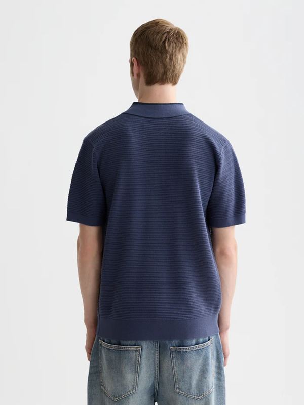 Load image into Gallery viewer, Scotch &amp; Soda Mens Oceana Structured Knitted Polo
