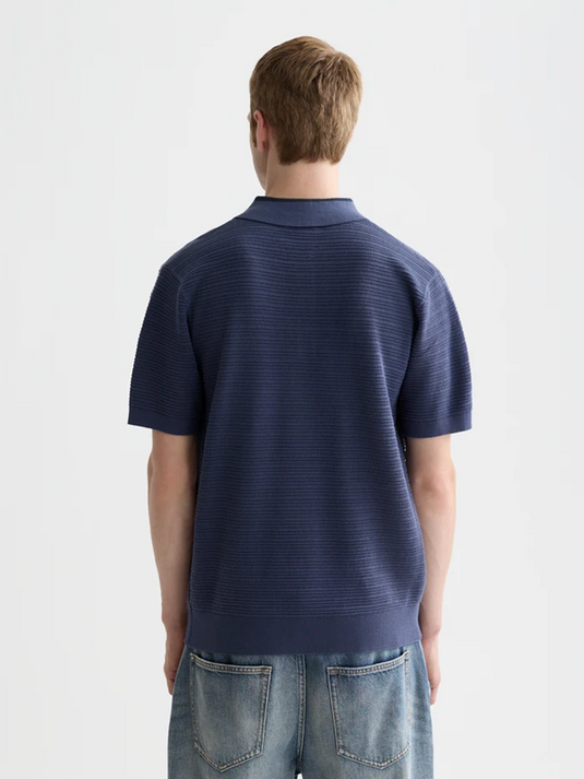 Scotch & Soda Mens Oceana Structured Knitted Polo