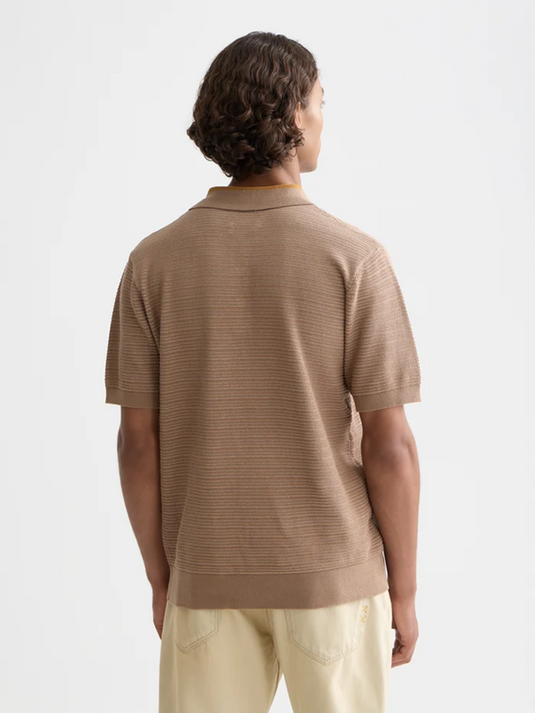 Scotch & Soda Mens Amphora Structured Knitted Polo