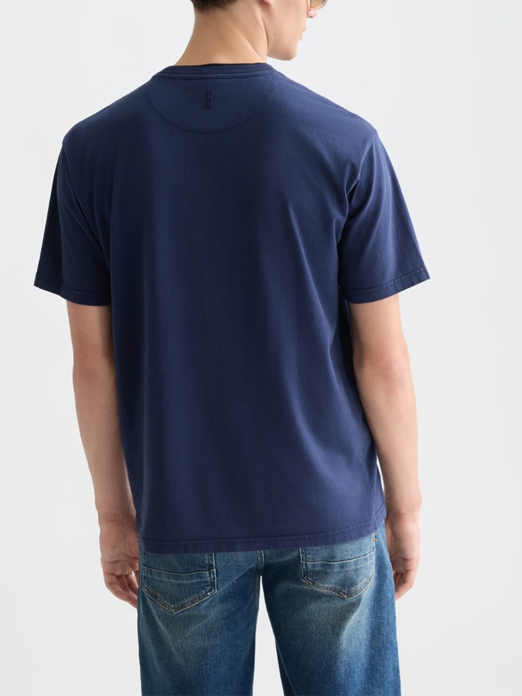 Load image into Gallery viewer, Scotch &amp; Soda Mens Crosses Garment-Dyed T-Shirt

