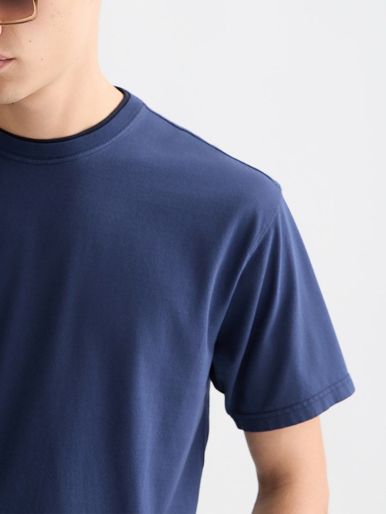 Load image into Gallery viewer, Scotch &amp; Soda Mens Crosses Garment-Dyed T-Shirt

