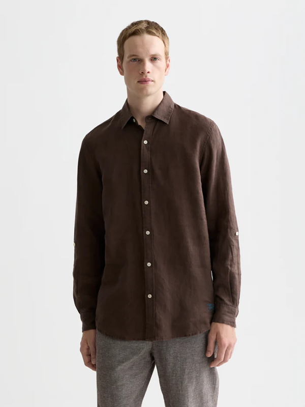 Load image into Gallery viewer, Scotch &amp; Soda Mens Seasonal Core Linen Shirt
